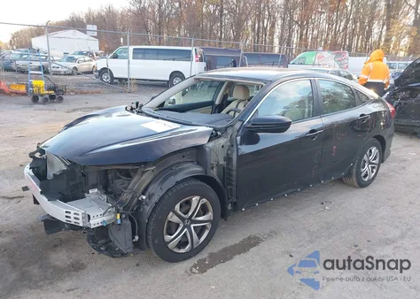 2016 Honda Civic Lx z USA, uszkodzony, nr VIN 19XFC2F54GE235826